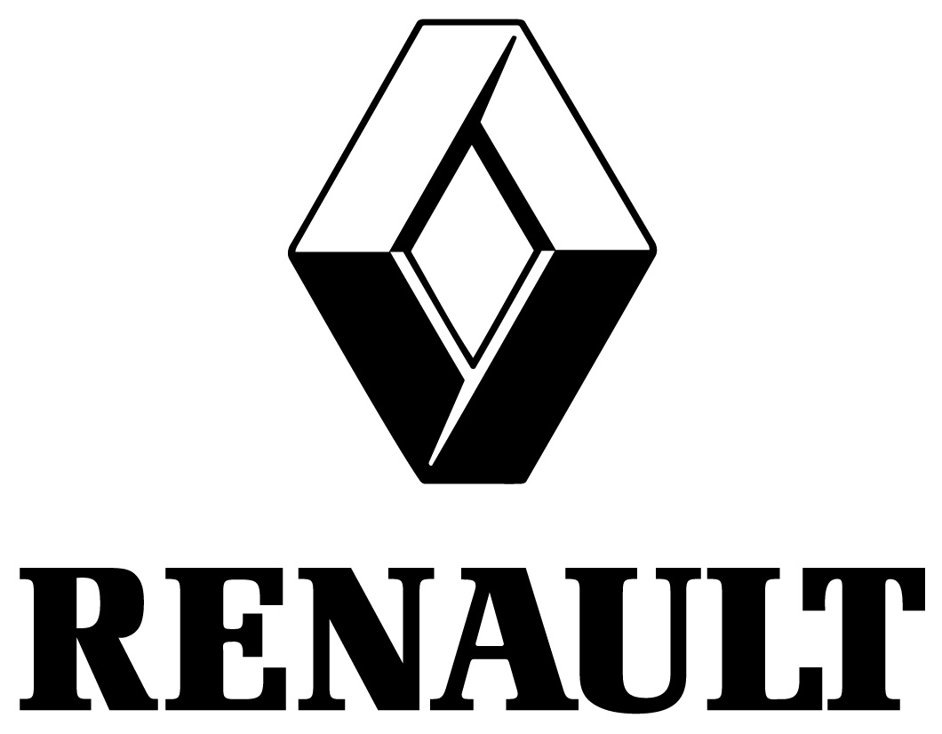 renault logo  black 